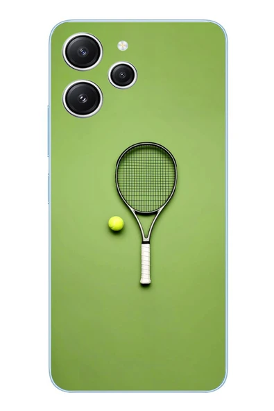 Le Balvo Redmi 12 Uyumlu Tenis Raketi Baskılı Silikon Kılıf ürün görseli 1