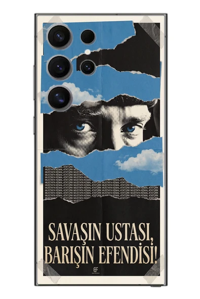 Le Balvo Samsung Galaxy S24 Ultra Uyumlu Savaşın Ustası Atatürk Baskılı Silikon Kılıf ürün görseli 1