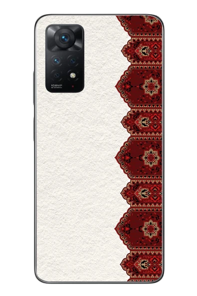 Le Balvo Redmi Note 11 Pro 4G Uyumlu Halı Köşesi Baskılı Silikon Kılıf ürün görseli 1