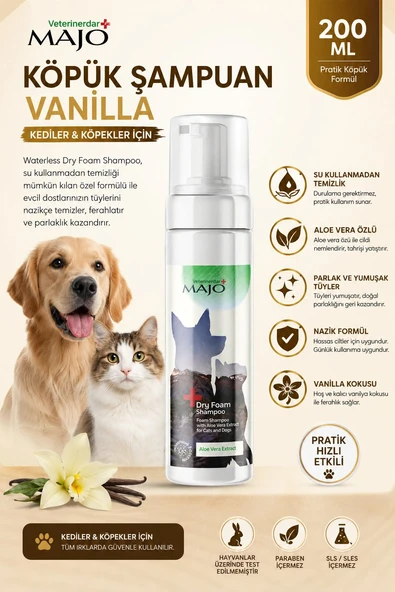 KÖPÜK ŞAMPUAN VANİLLA 200 ML - Resim 2