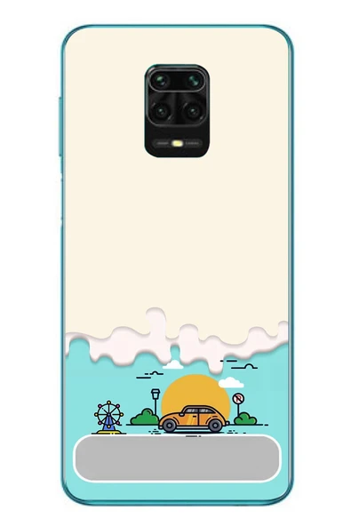 Le Balvo Redmi Note 9s Uyumlu Tatil Yolu Baskılı Silikon Kılıf ürün görseli 1