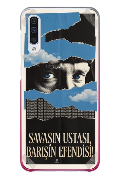 Le Balvo Samsung Galaxy A50 Uyumlu Savaşın Ustası Atatürk Baskılı Silikon Kılıf ürün görseli 1