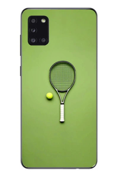 Le Balvo Samsung Galaxy A31 Uyumlu Tenis Raketi Baskılı Silikon Kılıf ürün görseli 1