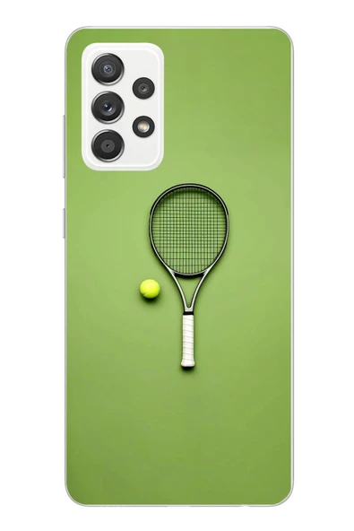 Le Balvo Samsung Galaxy A52 Uyumlu Tenis Raketi Baskılı Silikon Kılıf ürün görseli 1