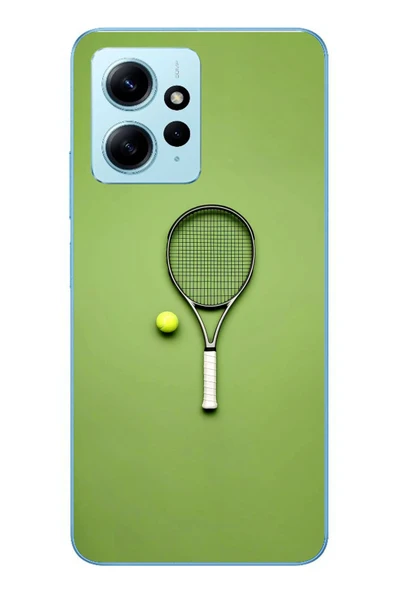 Le Balvo Redmi Note 12 4G Uyumlu Tenis Raketi Baskılı Silikon Kılıf ürün görseli 1