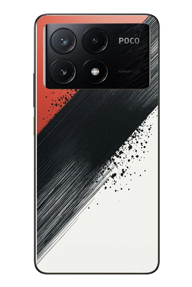 Le Balvo Poco X6 Pro Uyumlu Renk Paleti Baskılı Silikon Kılıf ürün görseli 1