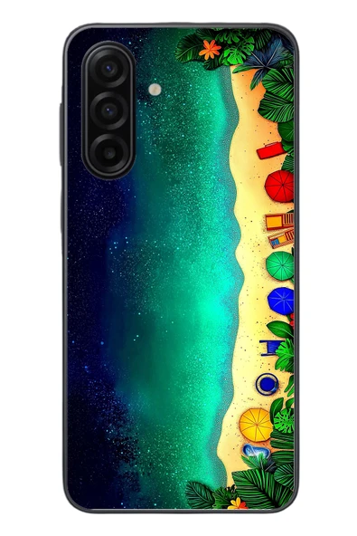 Le Balvo Samsung Galaxy A17 Uyumlu Tatil Kumsal Gecesi Baskılı Silikon Kılıf ürün görseli 1