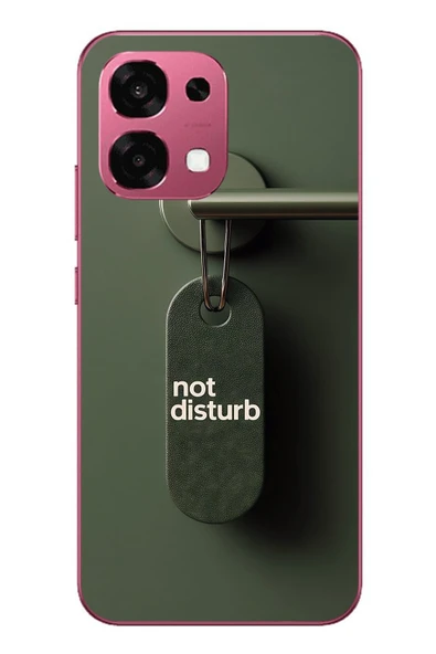 Le Balvo Oppo A6 PRO Uyumlu Not Disturb Baskılı Silikon Kılıf ürün görseli 1