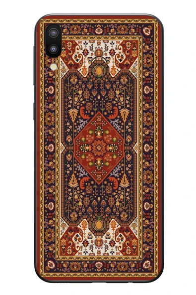 Le Balvo Samsung Galaxy M20 Uyumlu Anadolu Motif Halısı Baskılı Silikon Kılıf ürün görseli 1