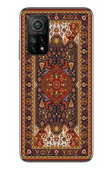 Le Balvo Xiaomi Mi 10 T Uyumlu Anadolu Motif Halısı Baskılı Silikon Kılıf ürün görseli 1