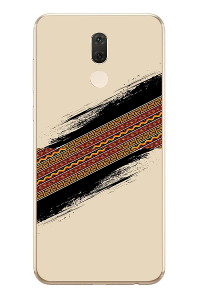 Le Balvo Huawei Mate 10 Lite Uyumlu Yan Motif Baskılı Silikon Kılıf ürün görseli 1