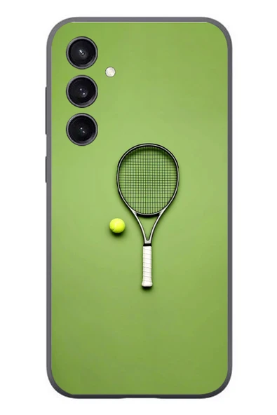 Le Balvo Samsung Galaxy S23 Uyumlu Tenis Raketi Baskılı Silikon Kılıf ürün görseli 1