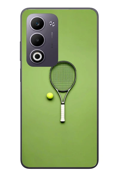 Le Balvo Oppo A5 4G Uyumlu Tenis Raketi Baskılı Silikon Kılıf ürün görseli 1