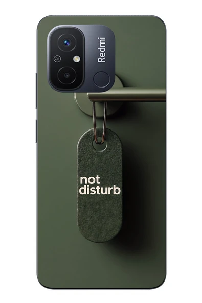 Le Balvo Redmi 12C Uyumlu Not Disturb Baskılı Silikon Kılıf ürün görseli 1