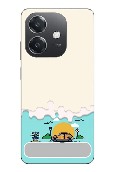 Le Balvo Oppo A3 Uyumlu Tatil Yolu Baskılı Silikon Kılıf ürün görseli 1
