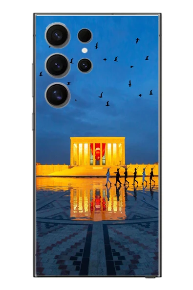 Le Balvo Samsung Galaxy S24 Ultra Uyumlu Anıtkabir Baskılı Silikon Kılıf ürün görseli 1