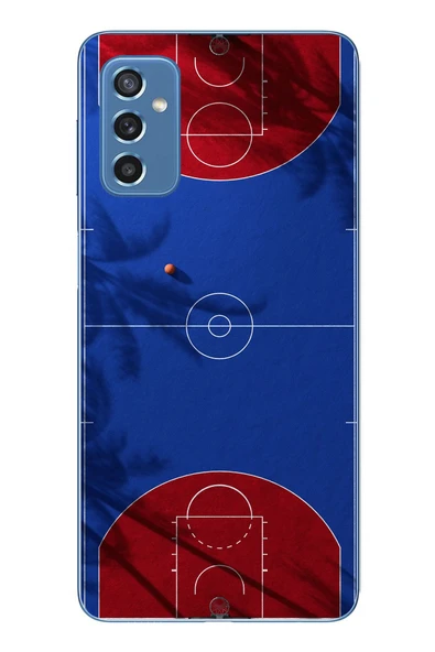 Le Balvo Samsung Galaxy M52 Uyumlu Basketbol Sahası Baskılı Silikon Kılıf ürün görseli 1