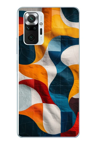 Le Balvo Redmi Note 10 Pro Uyumlu Modern Desenler Baskılı Silikon Kılıf ürün görseli 1