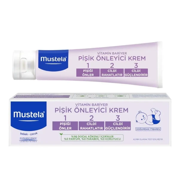 Mustela Vitamin Bariyer 1.2.3 Pişik Kremi 50 ml ürün görseli 1