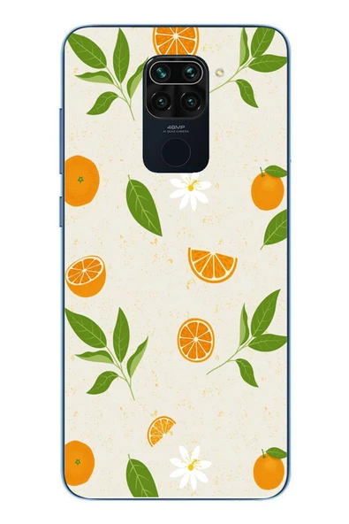 Le Balvo Redmi Note 9 Uyumlu Mandalinalar Baskılı Silikon Kılıf ürün görseli 1