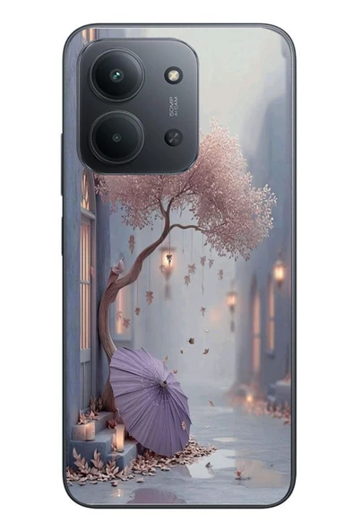 Le Balvo Redmi 15C Uyumlu Mor Lamba Altı Baskılı Silikon Kılıf ürün görseli 1