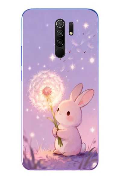 Le Balvo Redmi 9 Uyumlu Büyülü Tavşan Baskılı Silikon Kılıf ürün görseli 1