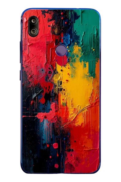 Le Balvo Redmi Note 7 Uyumlu Renklerin Dansı Baskılı Silikon Kılıf ürün görseli 1