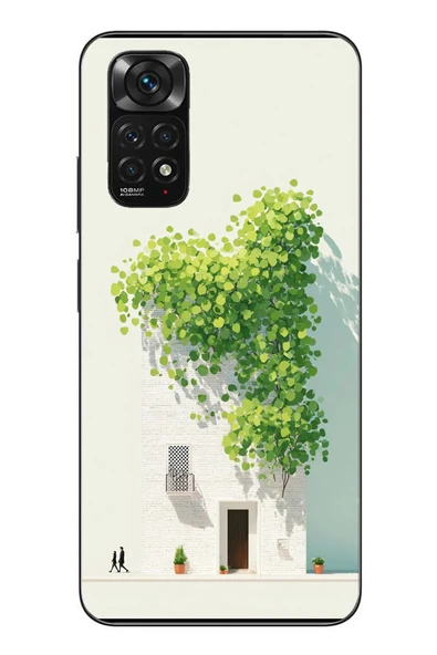 Le Balvo Redmi Note 11 - 11s Uyumlu Sarmaşıklı Ev Baskılı Silikon Kılıf ürün görseli 1