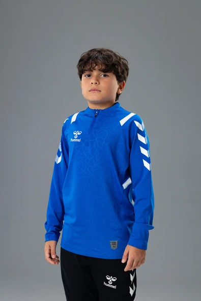 Hummel Dream Çocuk Antrenman Eşofman Üstü Saks Mavi ürün görseli 1