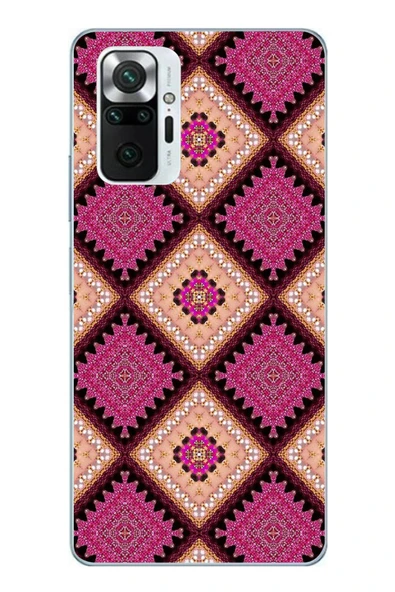 Le Balvo Redmi Note 10 Pro Uyumlu Pembe Yavrusu Motifleri Baskılı Silikon Kılıf ürün görseli 1