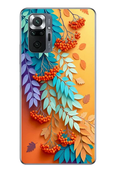Le Balvo Redmi Note 10 Uyumlu Pastoral Çicekler Baskılı Silikon Kılıf ürün görseli 1