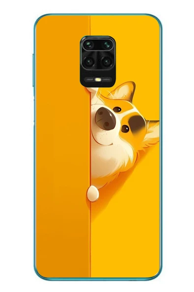 Le Balvo Redmi Note 9s Uyumlu Sarı Köpek Baskılı Silikon Kılıf ürün görseli 1