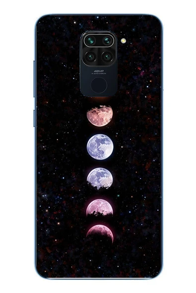 Le Balvo Redmi Note 9 Uyumlu Tüm Gezegenler Baskılı Silikon Kılıf ürün görseli 1