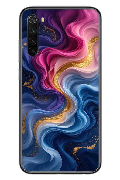 Le Balvo Redmi Note 8 Uyumlu Renk Katranı Baskılı Silikon Kılıf ürün görseli 1