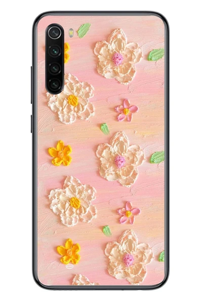 Le Balvo Redmi Note 8 Uyumlu Pastel Papatya Baskılı Silikon Kılıf ürün görseli 1
