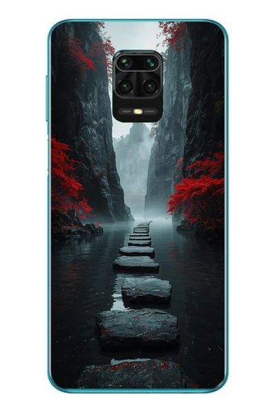 Le Balvo Redmi Note 9s Uyumlu Karanlık Yolu Baskılı Silikon Kılıf ürün görseli 1