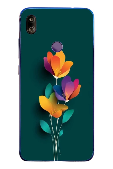 Le Balvo Redmi Note 7 Uyumlu Modernizimin Çicekleri Baskılı Silikon Kılıf ürün görseli 1