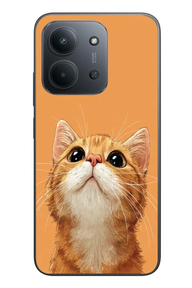Le Balvo Redmi 15C Uyumlu Masum Kedi Baskılı Silikon Kılıf ürün görseli 1