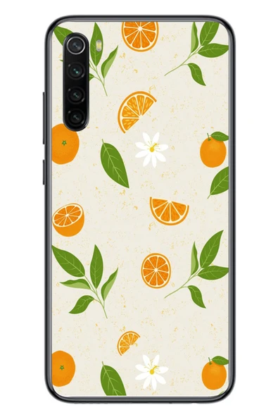 Le Balvo Redmi Note 8 Uyumlu Mandalinalar Baskılı Silikon Kılıf ürün görseli 1