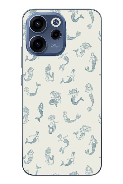 Le Balvo Oppo Reno 15F Uyumlu Deniz Kızları Baskılı Silikon Kılıf ürün görseli 1