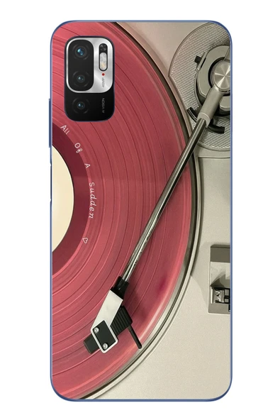 Le Balvo Redmi Note 10 5G Uyumlu Pembe Plak Baskılı Silikon Kılıf ürün görseli 1