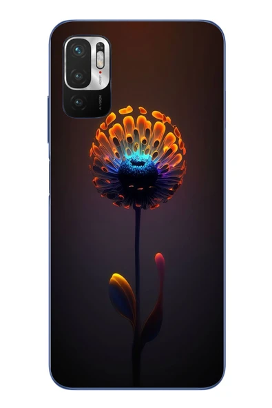 Le Balvo Redmi Note 10 5G Uyumlu Büyülü Çiçek Baskılı Silikon Kılıf ürün görseli 1