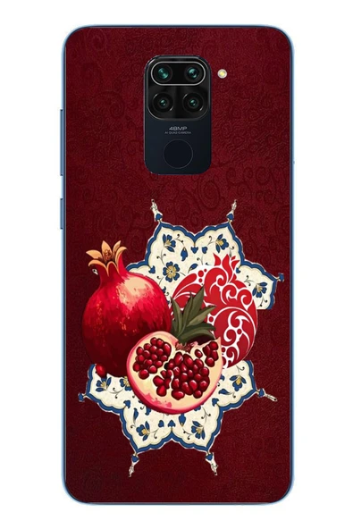 Le Balvo Redmi Note 9 Uyumlu Nar Retro Baskılı Silikon Kılıf ürün görseli 1