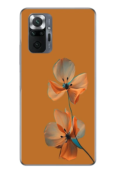 Le Balvo Redmi Note 10 Uyumlu Hibüskus Çiçeği Baskılı Silikon Kılıf ürün görseli 1