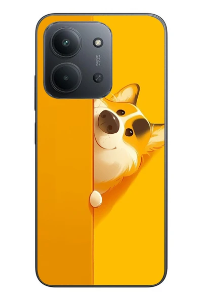 Le Balvo Redmi 15C Uyumlu Sarı Köpek Baskılı Silikon Kılıf ürün görseli 1