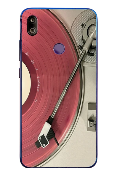 Le Balvo Redmi Note 7 Uyumlu Pembe Plak Baskılı Silikon Kılıf ürün görseli 1
