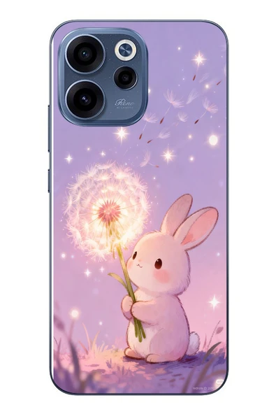 Le Balvo Oppo Reno 15F Uyumlu Büyülü Tavşan Baskılı Silikon Kılıf ürün görseli 1