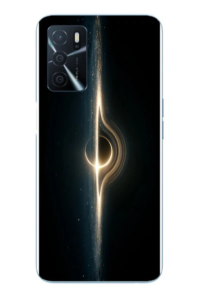 Le Balvo Oppo A16 Uyumlu Galaksi Uzay Baskılı Silikon Kılıf ürün görseli 1