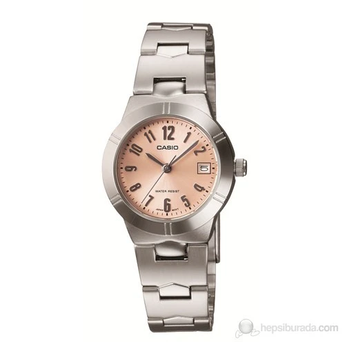 Casio LTP-1241D-4A3DF Quartz Çelik Gri Pembe Kadran 25 mm Kadın Kol Saati ürün görseli 1