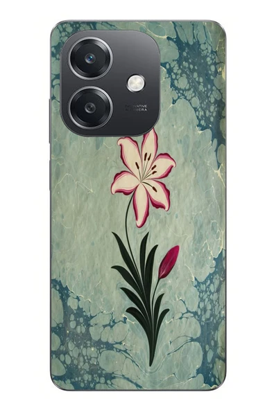 Le Balvo Oppo A3 Uyumlu Çiçek Deseni Baskılı Silikon Kılıf ürün görseli 1